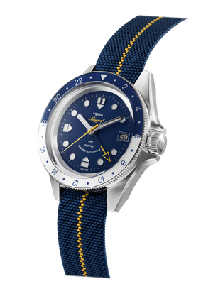 Bracelet Officiel Marine Nationale avec votre montre Yema Navygraf Marine Nationale GMT (d'une valeur de ¥15,500)